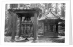 Bronze lantern from Korea and candelabrum from Holland, Japan by Anonymous