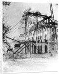 One of the wings of the Capitol near completion, Washington DC, USA by Anonymous
