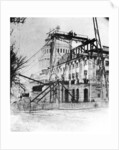 One of the wings of the Capitol near completion, Washington DC, USA by Anonymous