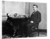 Thomas Alva Edison, American inventor, with his phonograph by Anonymous