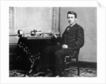 Thomas Alva Edison, American inventor, with his phonograph by Anonymous