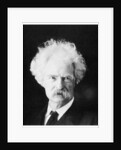 Mark Twain, American novelist, in his later years by Anonymous