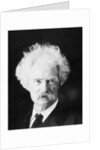 Mark Twain, American novelist, in his later years by Anonymous