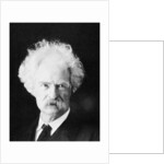 Mark Twain, American novelist, in his later years by Anonymous