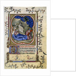 The Nativity, from a Book of Hours and Missal c1370 by Anonymous