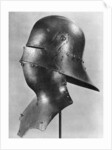 Visored sallet and bevor by Anonymous