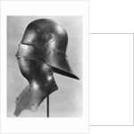 Visored sallet and bevor by Anonymous