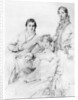 Mr and Mrs Joseph Woodhead, and Mr Henry Comber, Rome by Anonymous