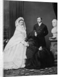 Queen Victoria with the Prince and Princess of Wales on the day of their marriage by Anonymous
