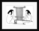 Egyptian weavers, c3000 BC by Anonymous
