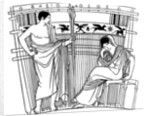 The Loom of Penelope, from the Chuisi Vase, Etruscan, c400 BC by Anonymous