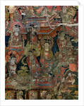 Detail of a picture of Paradise, Chinese, Tang dynasty, 618-907 by Anonymous
