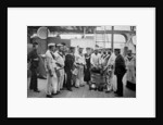 Issuing rum on board HMS Royal Sovereign by W Gregory