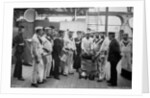 Issuing rum on board HMS Royal Sovereign by W Gregory