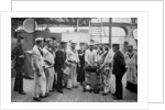 Issuing rum on board HMS Royal Sovereign by W Gregory
