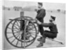 Royal Navy Maxim gun practice at Whale island, Portsmouth, Hampshire by Gregory & Co