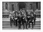 Officers of the 1st Suffolk Regiment at the Tower of London by WW Rouch