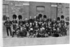 An inspection group of officers of the 1st Scots Guards by Robinson & Sons