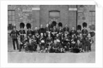 An inspection group of officers of the 1st Scots Guards by Robinson & Sons