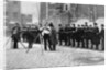 Army reserve men at musketry drill at the Tower of London by W Gregory
