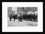 Army reserve men at musketry drill at the Tower of London by W Gregory
