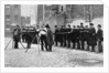 Army reserve men at musketry drill at the Tower of London by W Gregory