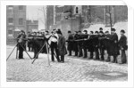 Army reserve men at musketry drill at the Tower of London by W Gregory