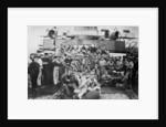 Engine room ratings on board HMS Majestic by Gregory & Co