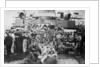 Engine room ratings on board HMS Majestic by Gregory & Co