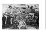 Engine room ratings on board HMS Majestic by Gregory & Co