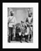 Three of the chief officers of the household troops of the Nizam of Hyderabad, India by Platin Portrait Studios
