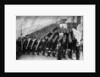 A marching out battalion parade on board the training ship HMS Lion by WM Crockett