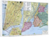 Map of New York City, USA by Anonymous