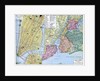 Map of New York City, USA by Anonymous