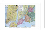 Map of New York City, USA by Anonymous