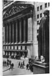 New York Stock Exchange, New York City, USA by Ewing Galloway