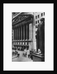 New York Stock Exchange, New York City, USA by Ewing Galloway
