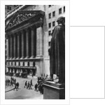 New York Stock Exchange, New York City, USA by Ewing Galloway
