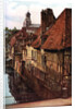 Timber houses by the Pont de Caen in Caudebec-en-Caux, Normandy, France by Anonymous