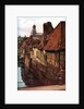 Timber houses by the Pont de Caen in Caudebec-en-Caux, Normandy, France by Anonymous