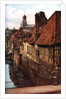 Timber houses by the Pont de Caen in Caudebec-en-Caux, Normandy, France by Anonymous