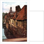 Timber houses by the Pont de Caen in Caudebec-en-Caux, Normandy, France by Anonymous