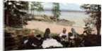 Karelians having tea by a river, near Archangel, Russia by Anonymous