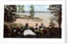 Karelians having tea by a river, near Archangel, Russia by Anonymous