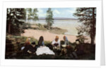 Karelians having tea by a river, near Archangel, Russia by Anonymous