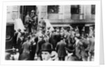 Anxious crowds outside the White Star Line office by Sport & General