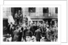 Anxious crowds outside the White Star Line office by Sport & General