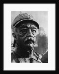 Sculpture of Otto von Bismarck, 19th century Prussian statesman by Wide World Photos