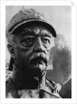 Sculpture of Otto von Bismarck, 19th century Prussian statesman by Wide World Photos