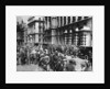 Crowds wait in London to see if there will be war, 4th August 1914 by Fox